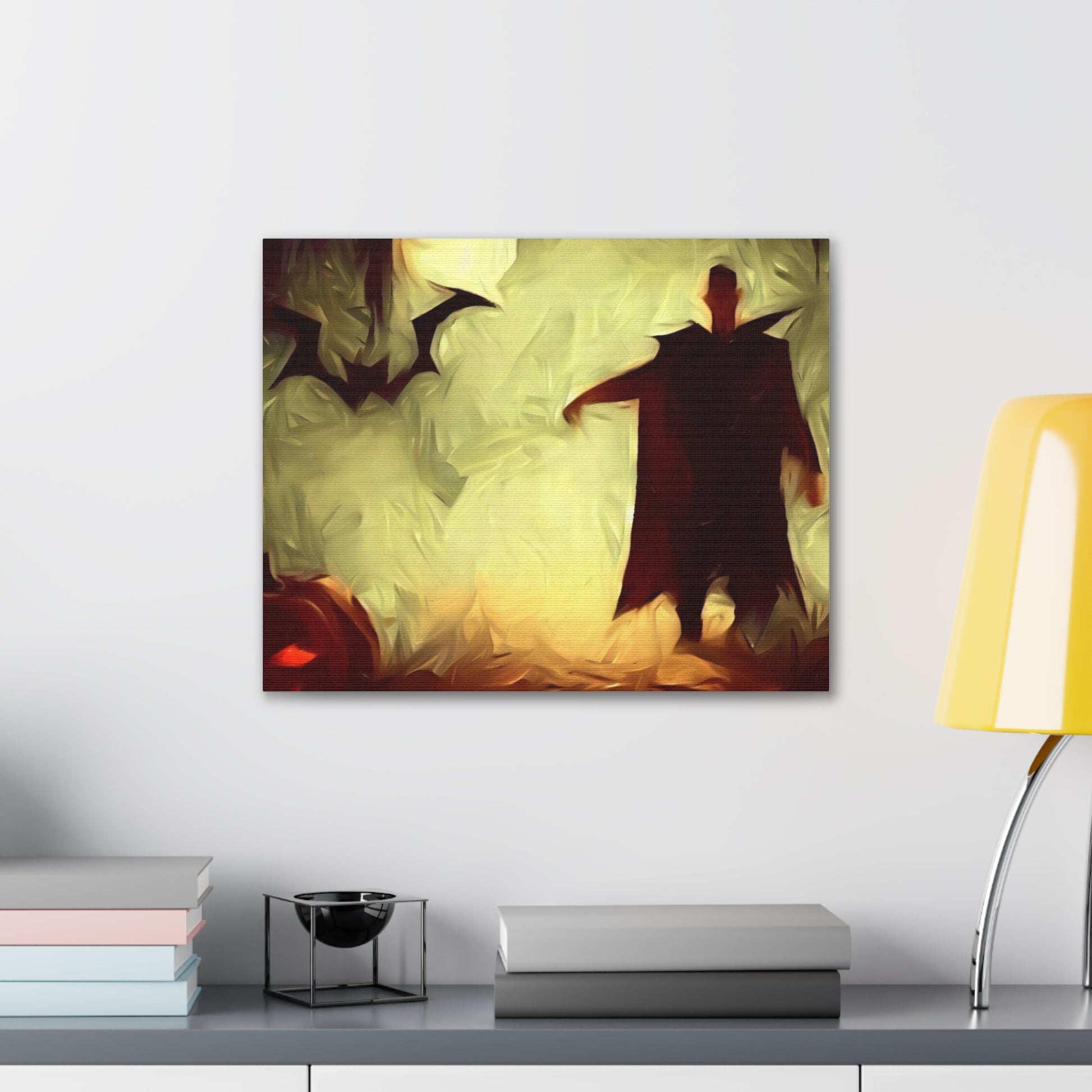 Halloween art, Vampire canvas prints, Scary Halloween decor, Halloween home decor, Halloween wall, Gothic wall decor, Canvas Gallery Wraps - SaviTraviDesigns