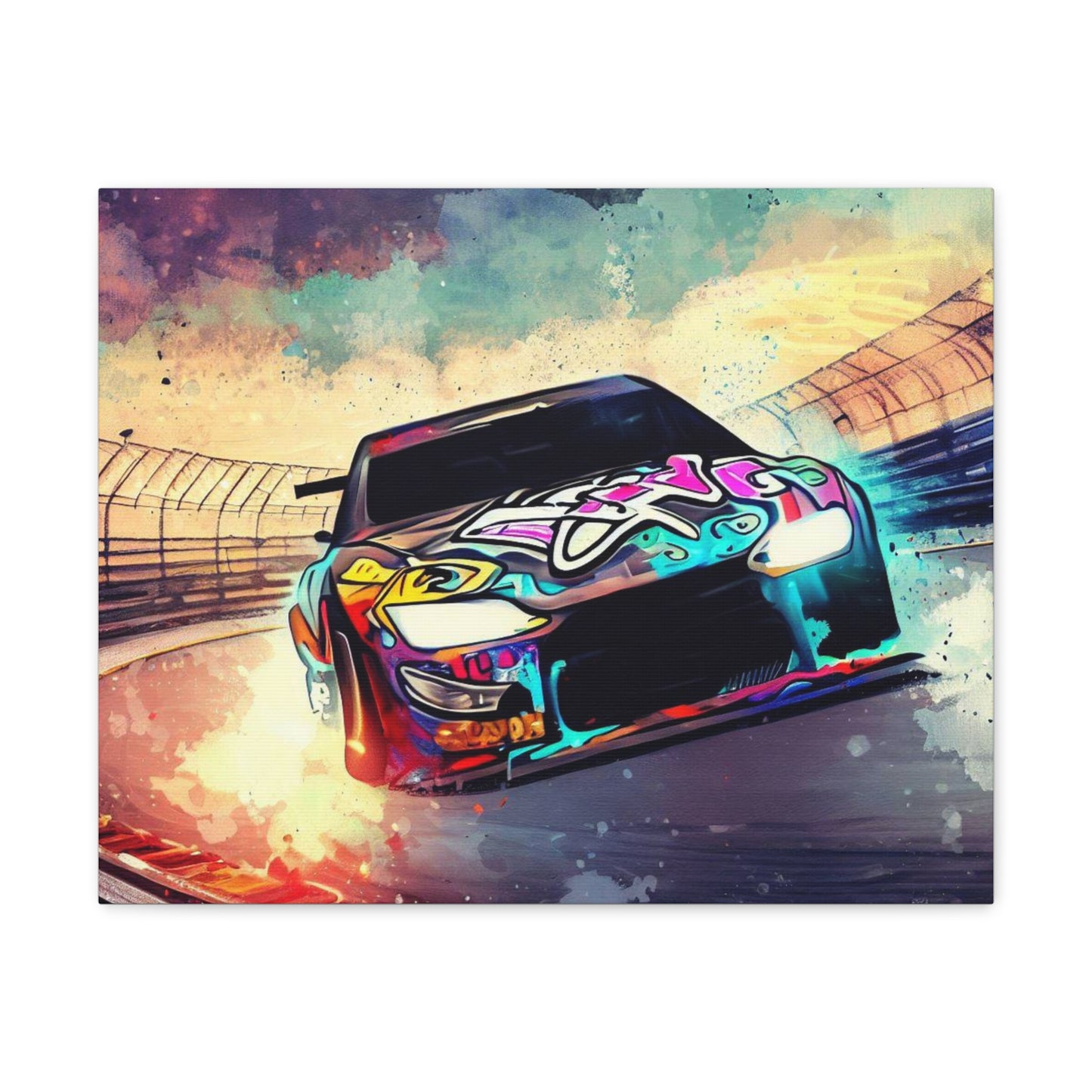 Street Racing, Nascar, Graffiti art prints, Street art canvas, Urban art decor, Graffiti-style wall art, Graffiti canvas prints, Street art posters - SaviTraviDesigns