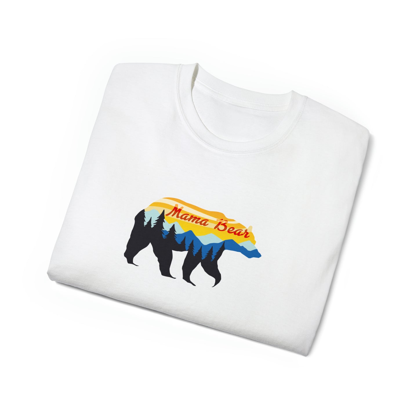 Mama Bear Tshirt, Outdoor Graphic T-shirt, Adventure T-Shirts, Nature Tees, Hiking T-Shirts, Camping Graphic Shirts, Mountain Tee Shirts - SaviTraviDesigns