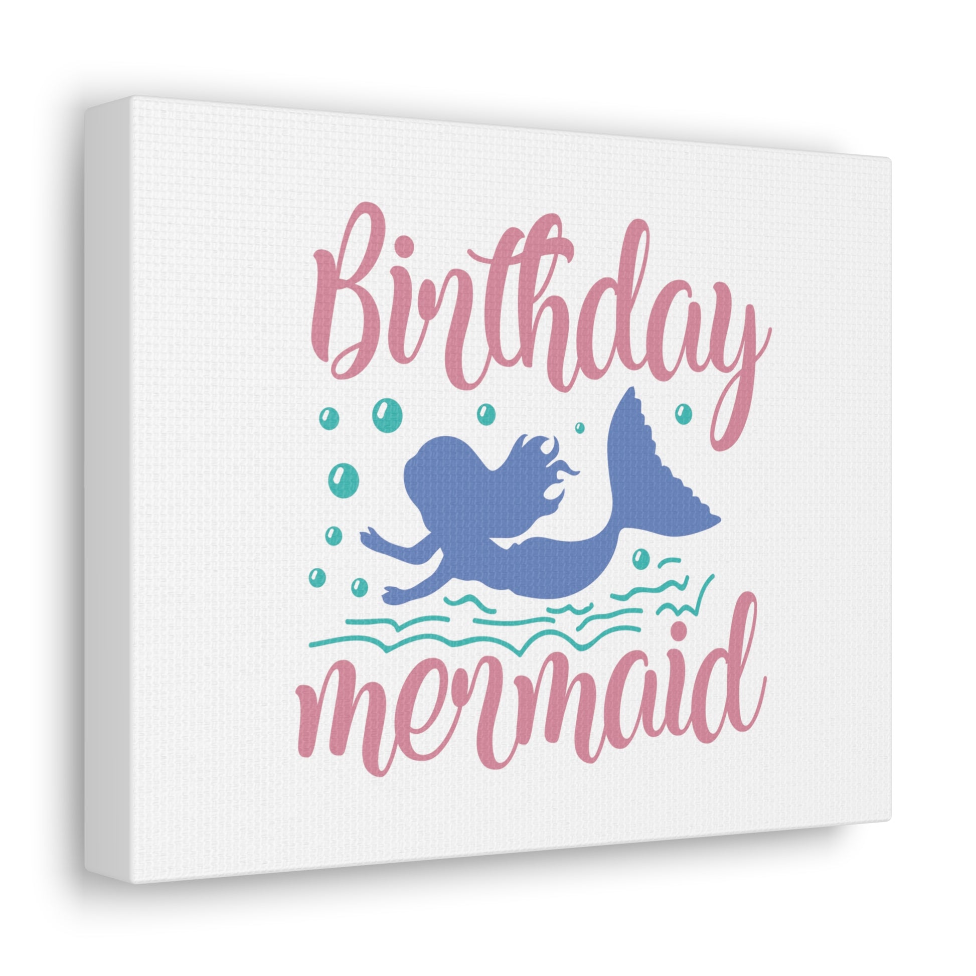 Birthday Mermaid, Mermaid Wall Art, Coastal Mermaid Decor, Beach House Mermaid Signs, Nautical Mermaid Decor, Mermaid Nursery Wall Decor - SaviTraviDesigns