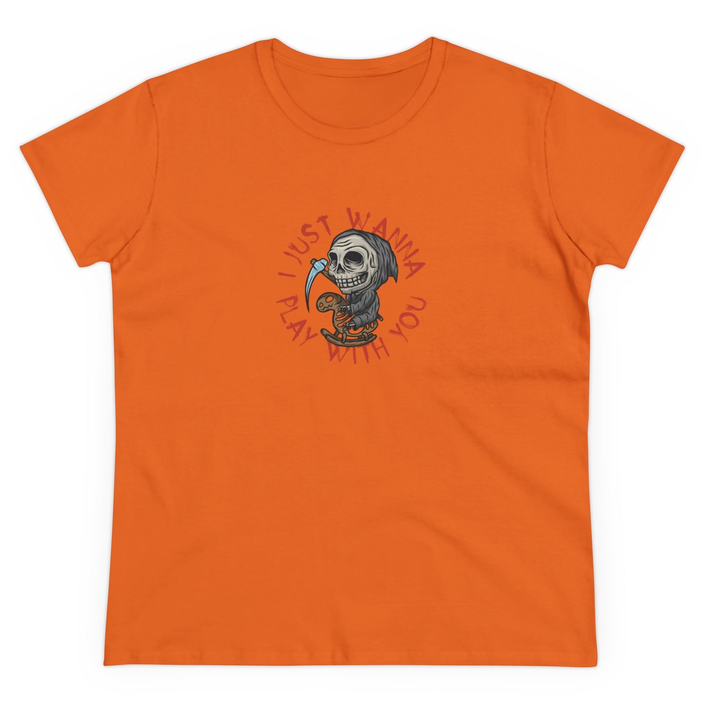 I Just Want To Play With You, Halloween Graphic Shirts, Spooky Halloween Shirts, Scary Halloween Shirt Designs, Cute Halloween Graphic Tees, Funny Halloween Shirt Ideas Orange