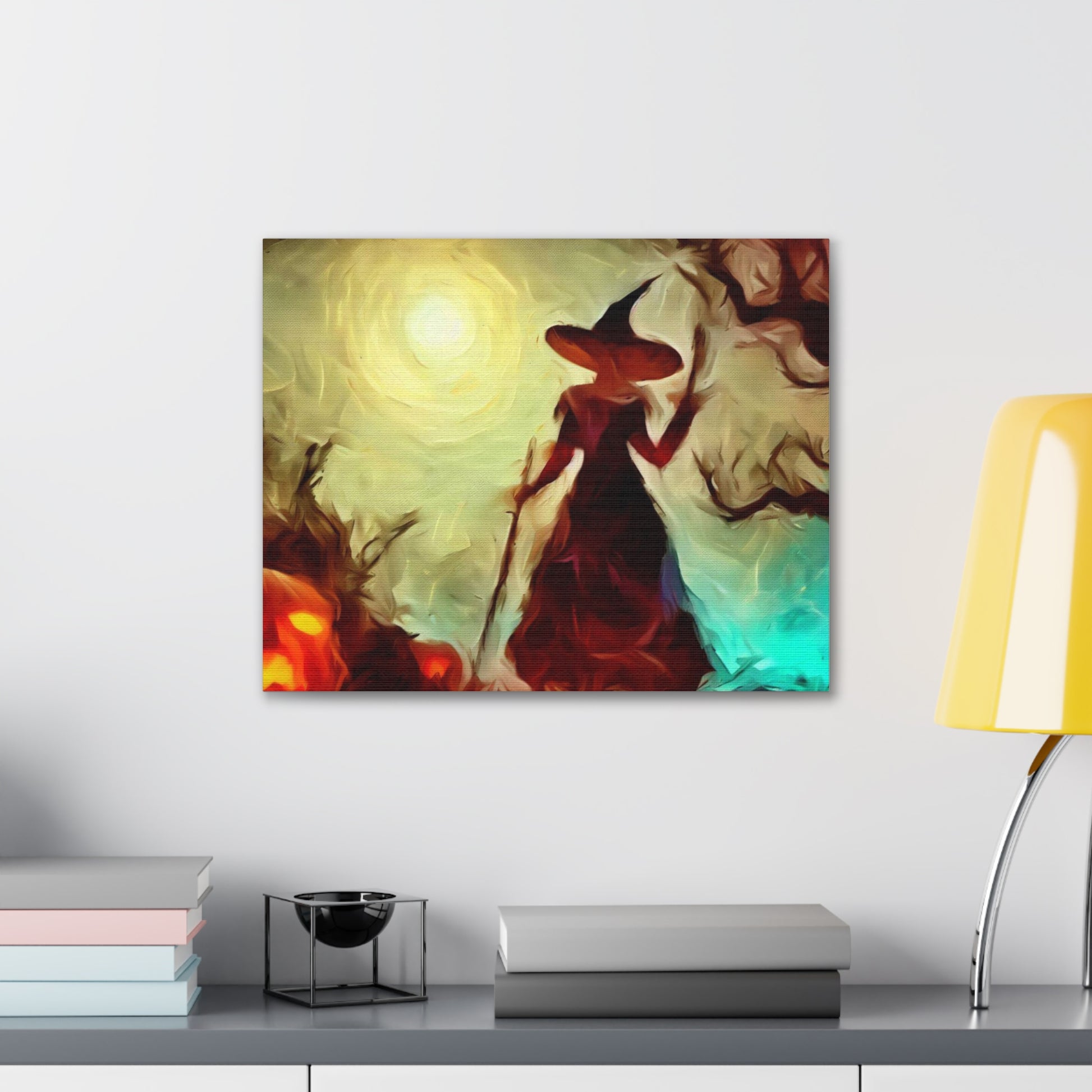 Halloween art, Witch canvas prints, Scary Halloween decor, Halloween home decor, Halloween wall, Gothic wall decor, Canvas Gallery Wraps - SaviTraviDesigns