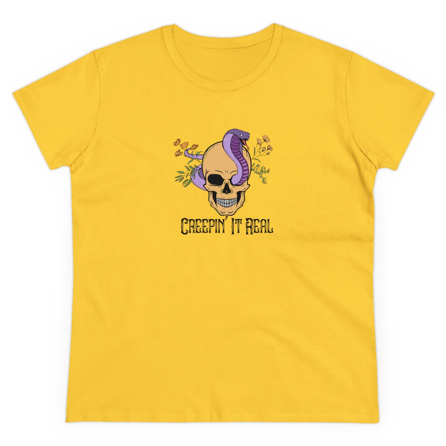 Creepin' it Real, Halloween Graphic Shirts, Spooky Halloween Shirts, Scary Halloween Shirt Designs, Cute Halloween Graphic Tees, Funny Halloween Shirt Ideas Daisy