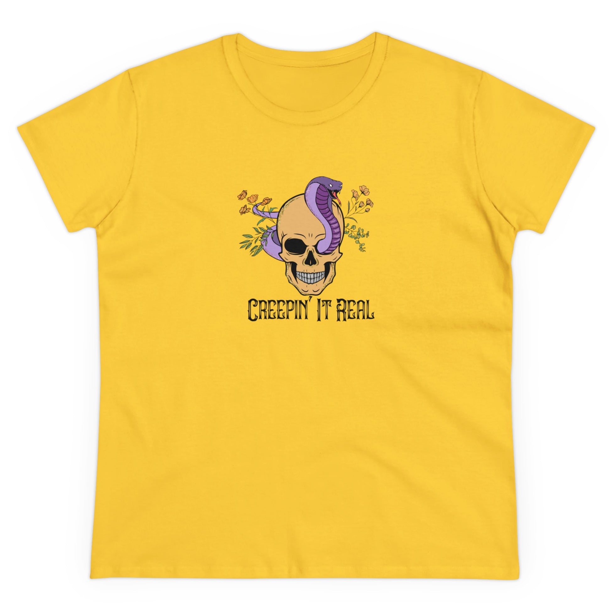 Creepin' it Real, Halloween Graphic Shirts, Spooky Halloween Shirts, Scary Halloween Shirt Designs, Cute Halloween Graphic Tees, Funny Halloween Shirt Ideas Daisy