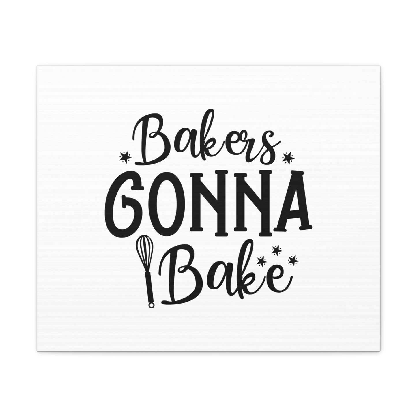 Bakers Gonna Bake, Kitchen quote canvas prints, Kitchen wall decor quotes, Kitchen canvas art, Funny kitchen quotes on canvas, Inspirational kitchen quotes 24″ x 20″ Premium Gallery Wraps (1.25″)