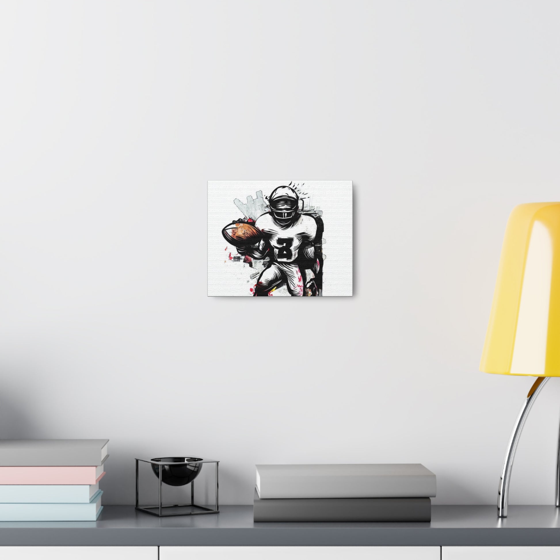 Football Player, Graffiti-inspired home decor, Modern street art prints, Graffiti wall art, Street art canvas art, Graffiti artist prints