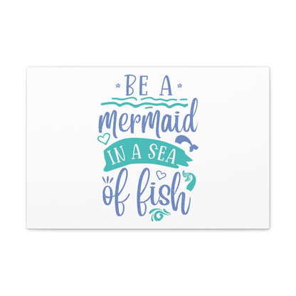 Be A Mermaid, Mermaid Wall Art, Coastal Mermaid Decor, Beach House Mermaid Signs, Nautical Mermaid Decor, Mermaid Nursery Wall Decor - SaviTraviDesigns