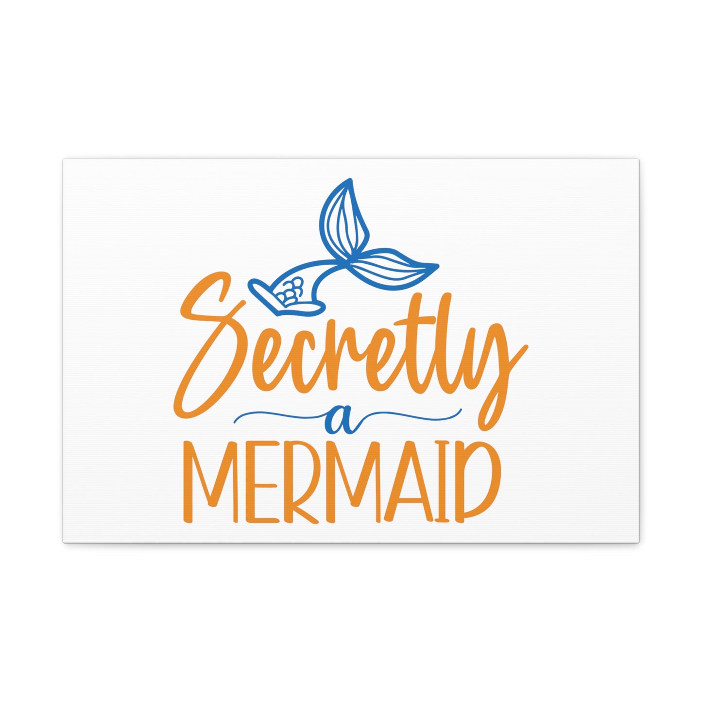 Secretly A Mermaid, Mermaid Wall Art, Coastal Mermaid Decor, Beach House Mermaid Signs, Nautical Mermaid Decor, Mermaid Nursery Wall Decor - SaviTraviDesigns