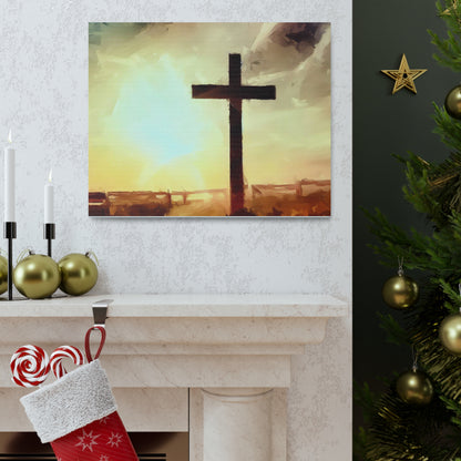 Christian wall art, Cross wall art, Country art, Canvas Gallery Wraps - SaviTraviDesigns