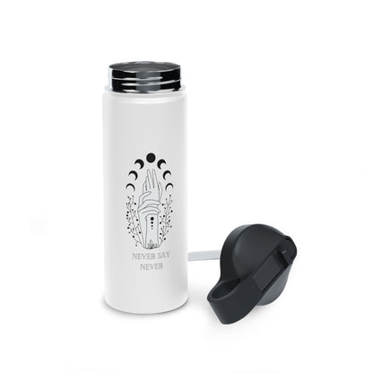 Design water bottle, Stainless Steel Water Bottle, Standard Lid, Yoga Bottle, Workout Bottle - SaviTraviDesigns