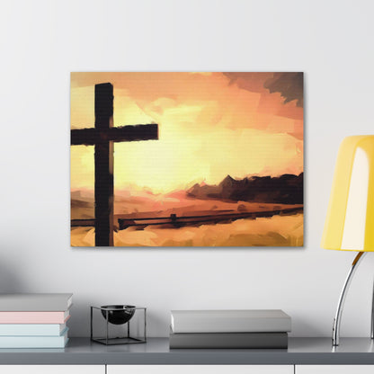 Christian wall art, Cross wall art, country art, Canvas Gallery Wraps - SaviTraviDesigns