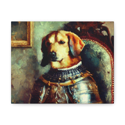 Fancy Dog, Canvas Dog Art, Dog Wall Art, Canine Canvas Art, Canvas Gallery Wraps 10″ x 8″ Premium Gallery Wraps (1.25″)