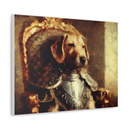 Fancy Dog, Canvas Dog Art, Dog Wall Art, Canine Canvas Art,Canvas Gallery Wraps