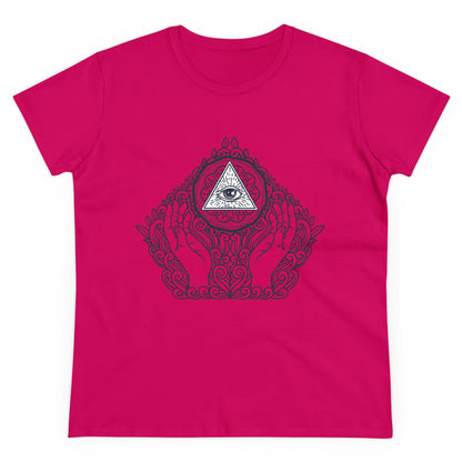 Meditation T-Shirts, Yoga Graphic Tees, Mindfulness Apparel, Zen T-Shirts, Spiritual Shirts, Chakra Tees, Womens T-Shirt Heliconia