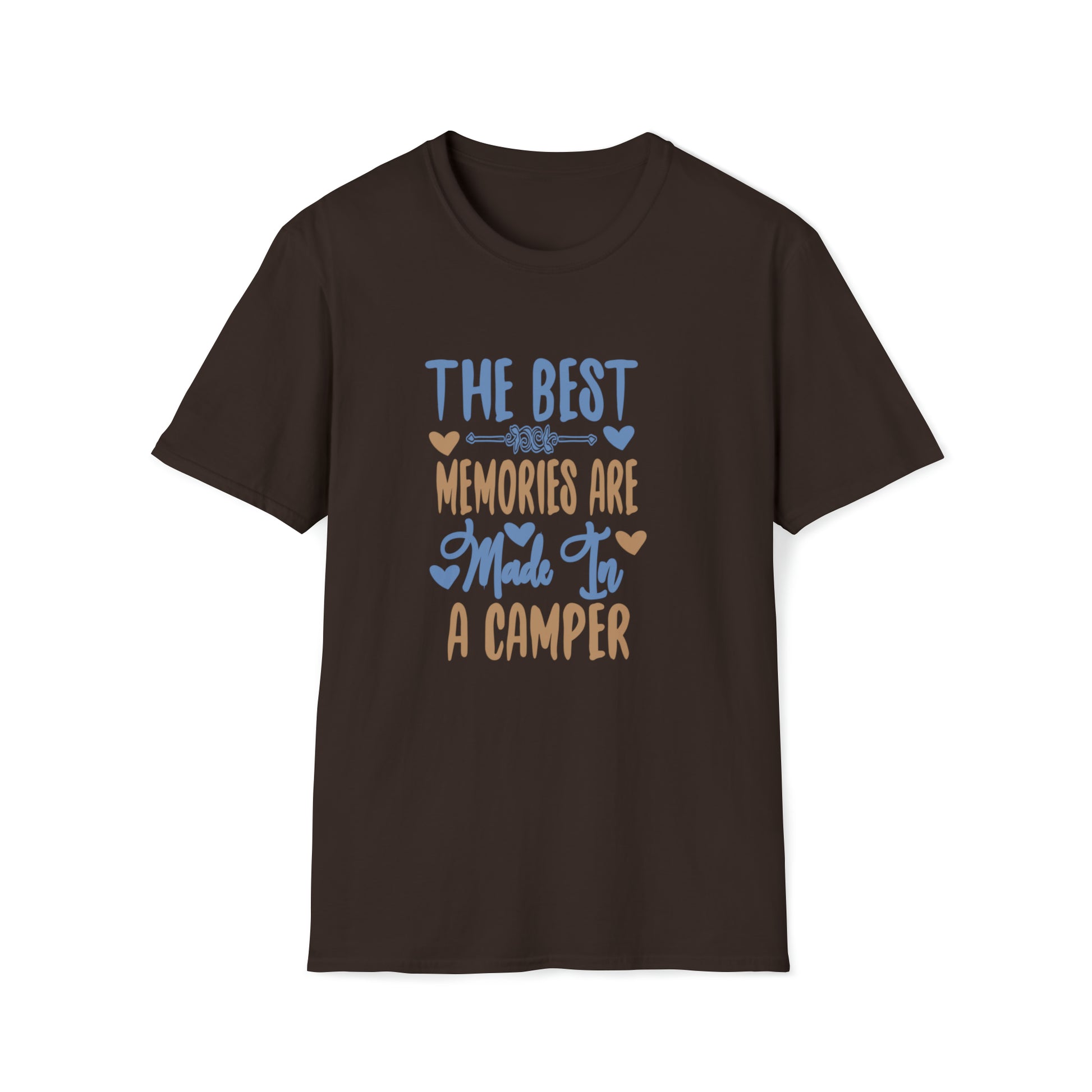 The Best Memories Are Made In The Camper |Beach Lifestyle Shirts | Summer Vibe Apparel Dark Chocolate