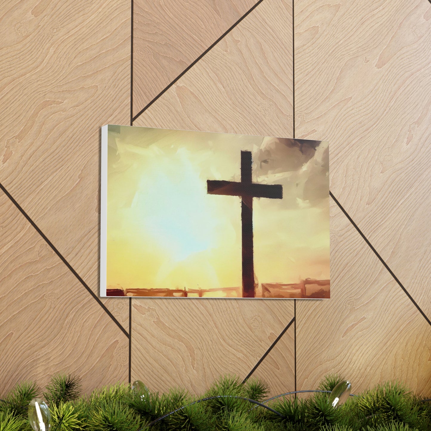 Christian wall art, Cross wall art, Country art, Canvas Gallery Wraps - SaviTraviDesigns