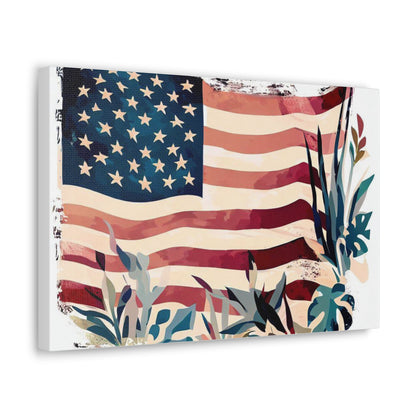 American Flag wall art, Flag wall art, Canvas Gallery Wraps - SaviTraviDesigns