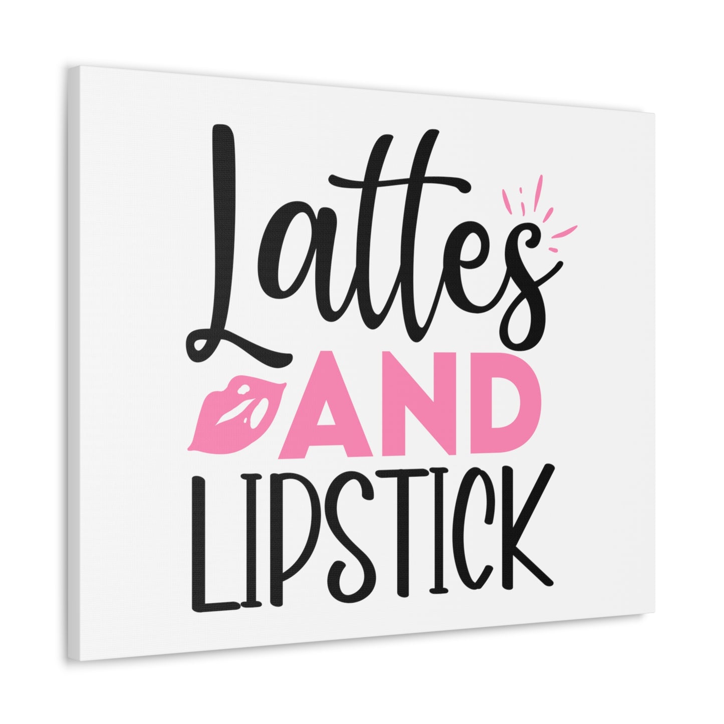 Lattes and Lipstick, Daily inspiration, Beauty within, Empowering quotes, Life lessons, Inspirational sayings, Natural beauty quotes, Confidence boosters 30″ x 24″ Premium Gallery Wraps (1.25″)