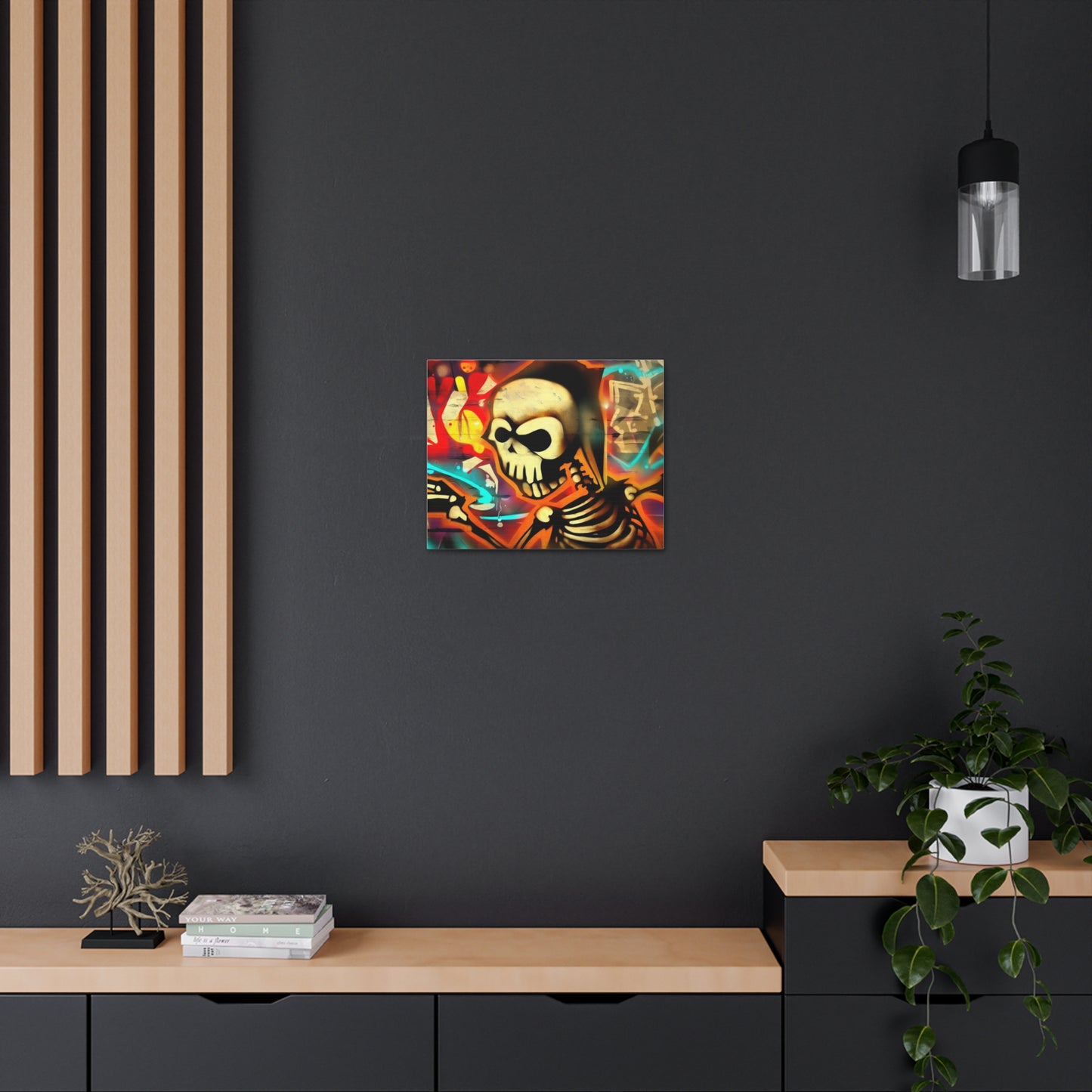 Halloween art, Skeleton canvas prints, Scary Halloween decor, Halloween home decor, Halloween wall, Gothic wall decor, Canvas Gallery Wraps - SaviTraviDesigns