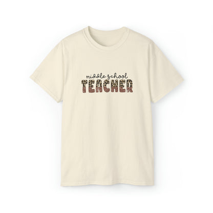 Middle School Teacher, Teacher Graphic Design Shirts, Educator T-Shirt Designs, Classroom Theme Shirts, Inspirational Teacher Tees, Teacher Appreciation Shirts - SaviTraviDesigns