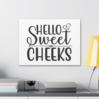 Hello Sweet Cheeks, Rustic Bathroom Decor, Farmhouse Bathroom Signs, Modern Bathroom Wall Decor, Funny Bathroom Signs, Bathroom Wall Art Ideas - SaviTraviDesigns