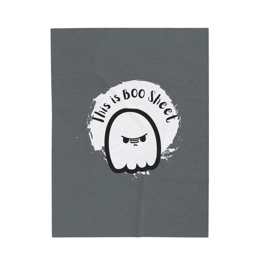 This is Boo Sheet - Ghost Velveteen Plush Blanket