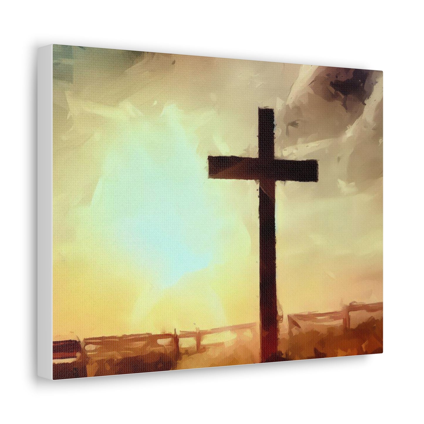 Christian wall art, Cross wall art, Country art, Canvas Gallery Wraps - SaviTraviDesigns