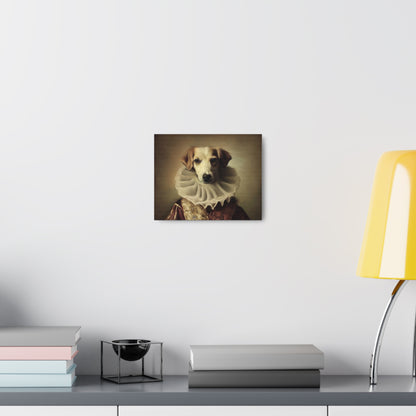 Fancy Dog, Canvas Dog Art, Dog Wall Art, Canine Canvas Art, Canvas Gallery Wraps