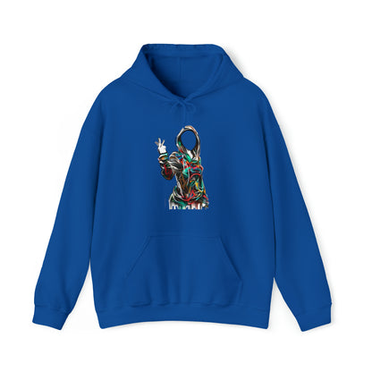 Graffiti Hoodie, Hooded Sweatshirt, Digital Female, Urban Street Design - SaviTraviDesigns