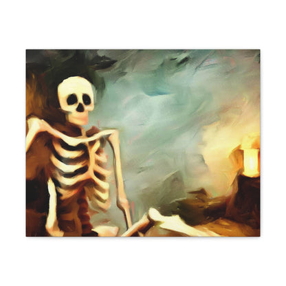 Halloween art, Skeleton canvas prints, Scary Halloween decor, Halloween home decor, Halloween wall, Gothic wall decor, Canvas Gallery Wraps - SaviTraviDesigns