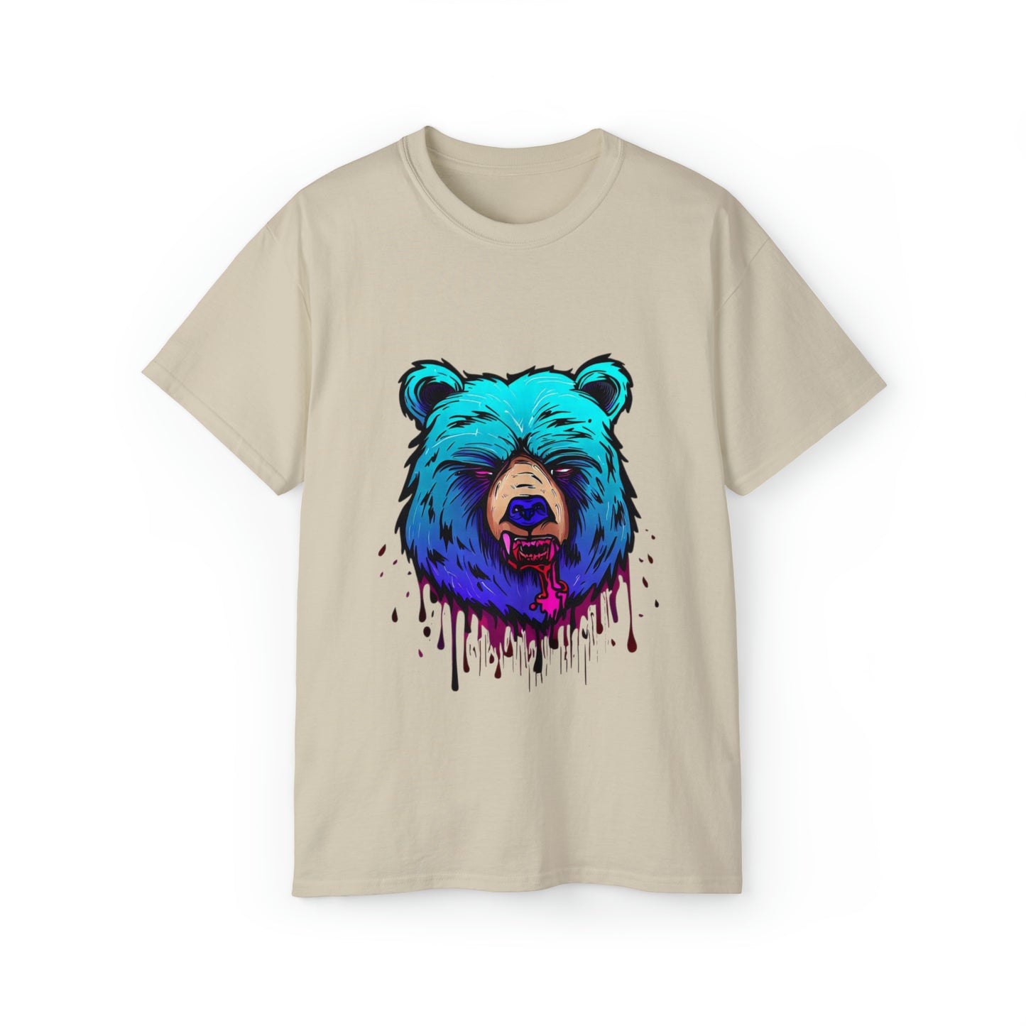 Graffiti shirt, Bear shirt, Urban Art T-Shirt, Blue BearUrban Art - SaviTraviDesigns