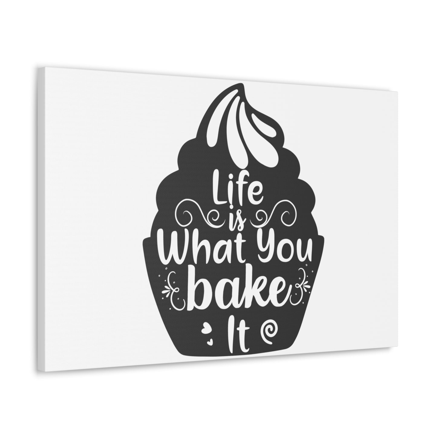 Life Is What You Bake It, Kitchen quote canvas prints, Kitchen wall decor quotes, Kitchen canvas art, Funny kitchen quotes on canvas, Inspirational kitchen quotes - SaviTraviDesigns