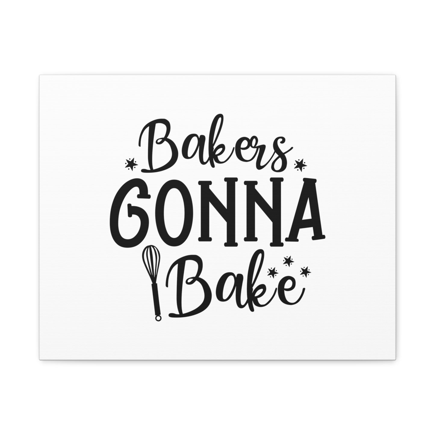 Bakers Gonna Bake, Kitchen quote canvas prints, Kitchen wall decor quotes, Kitchen canvas art, Funny kitchen quotes on canvas, Inspirational kitchen quotes 20″ x 16″ Premium Gallery Wraps (1.25″)