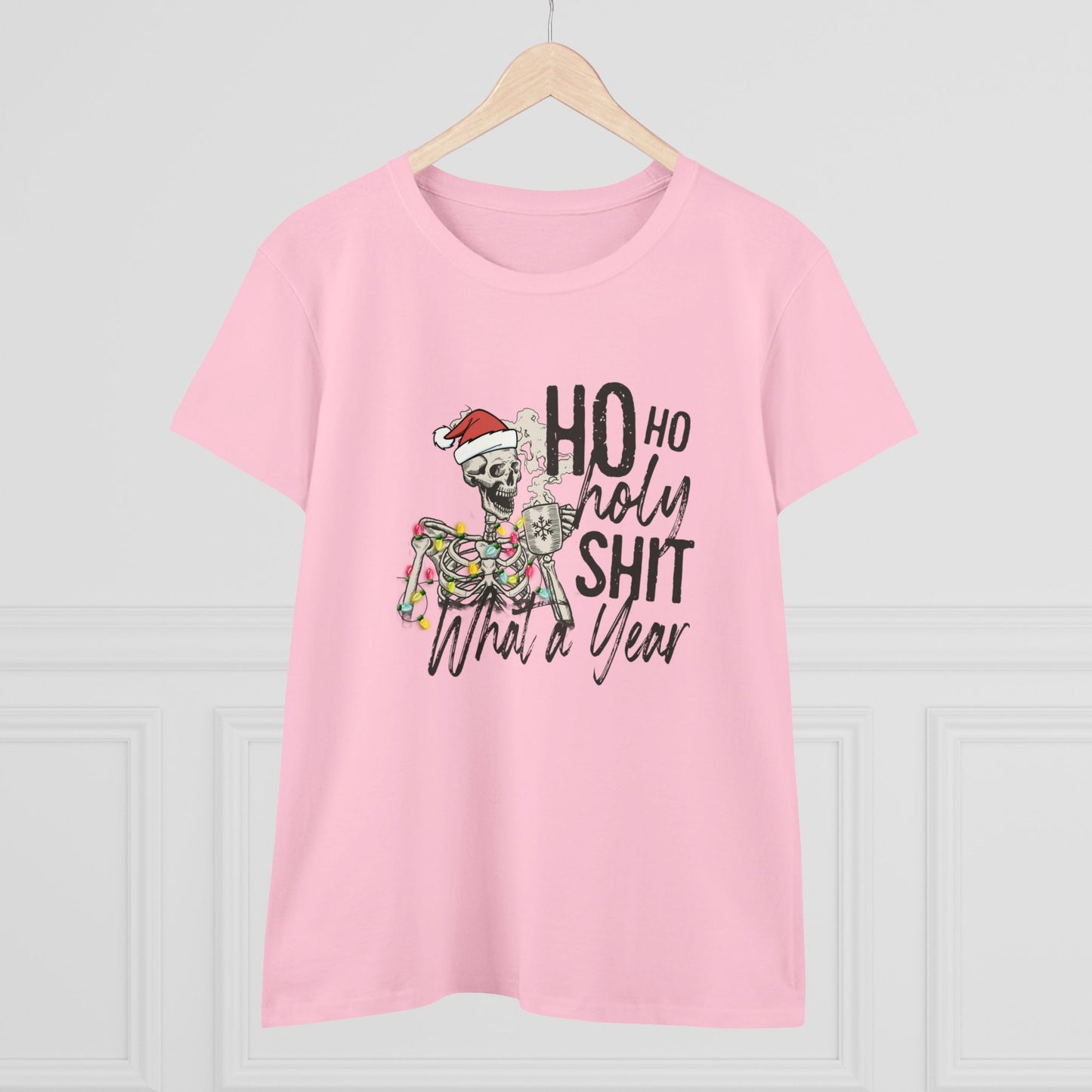 Ho Ho Holy Shit, What A Year, Christmas Graphic Shirts, Festive Holiday T-Shirts, Ugly Christmas Sweater Tees, Funny Christmas Shirt Designs, Cute Xmas Graphic Tees