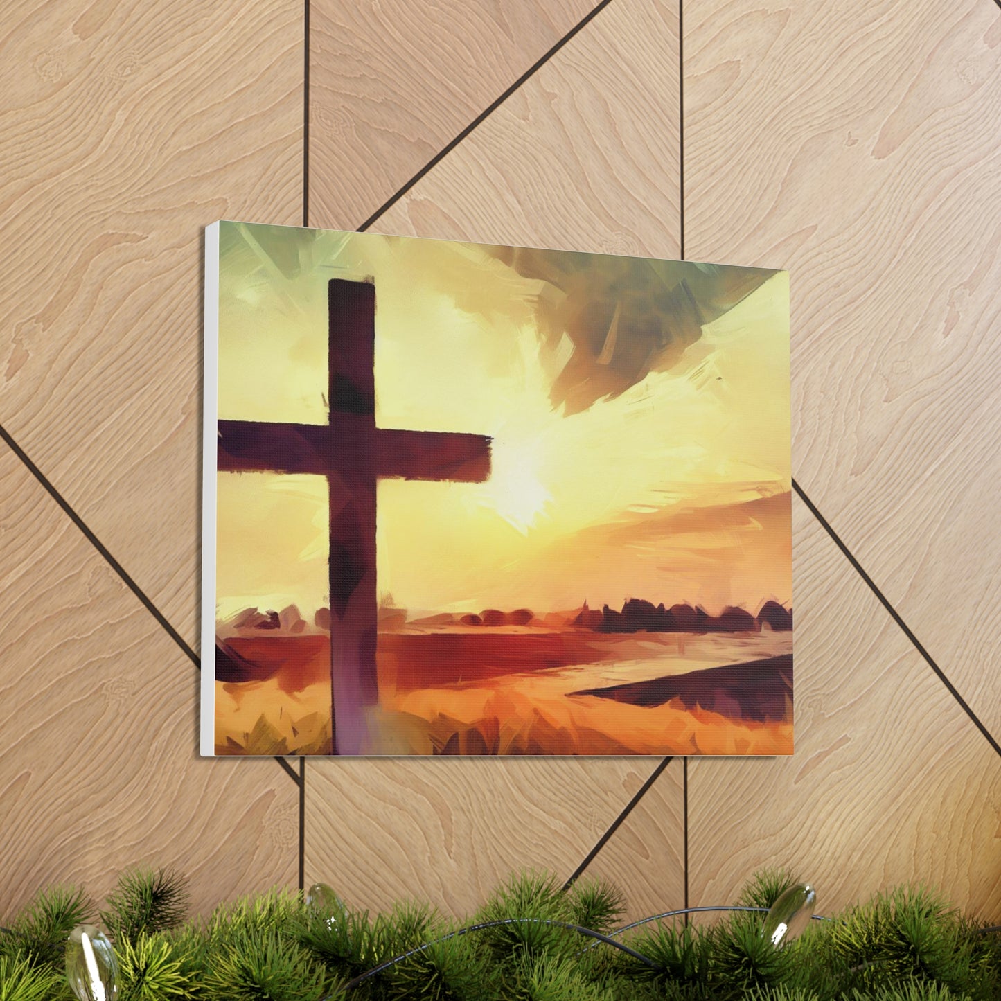 Christian Wall Art, Cross Wall Art, Canvas Gallery Wraps, Christian Country, Christian Art - SaviTraviDesigns