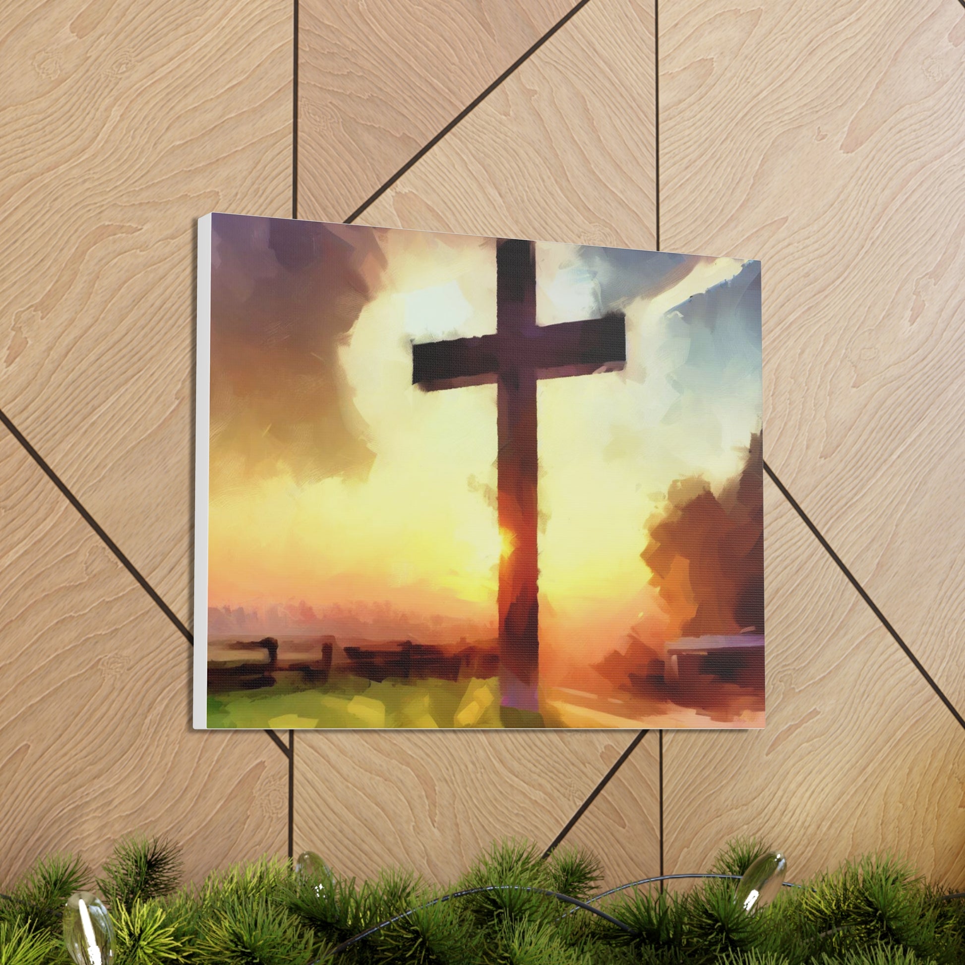 Christian wall art, Cross wall art, Country art, Canvas Gallery Wraps - SaviTraviDesigns