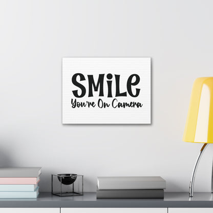 Smile You are on Camera, Home decor quotes, House and home signs, Inspirational home quotes, Home sweet home signs, Welcome home signs, Family home quotes, Living room wall quotes - SaviTraviDesigns