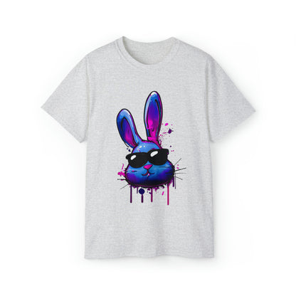 Graffiti shirt, Bunny shirt,  Urban Art T-Shirt, Blue Bunny, Urban Shirt - SaviTraviDesigns