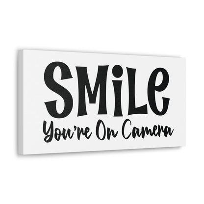 Smile You are on Camera, Home decor quotes, House and home signs, Inspirational home quotes, Home sweet home signs, Welcome home signs, Family home quotes, Living room wall quotes - SaviTraviDesigns