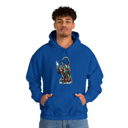 Graffiti Hoodie, Hooded Sweatshirt, Digital Female, Urban Street Design - SaviTraviDesigns