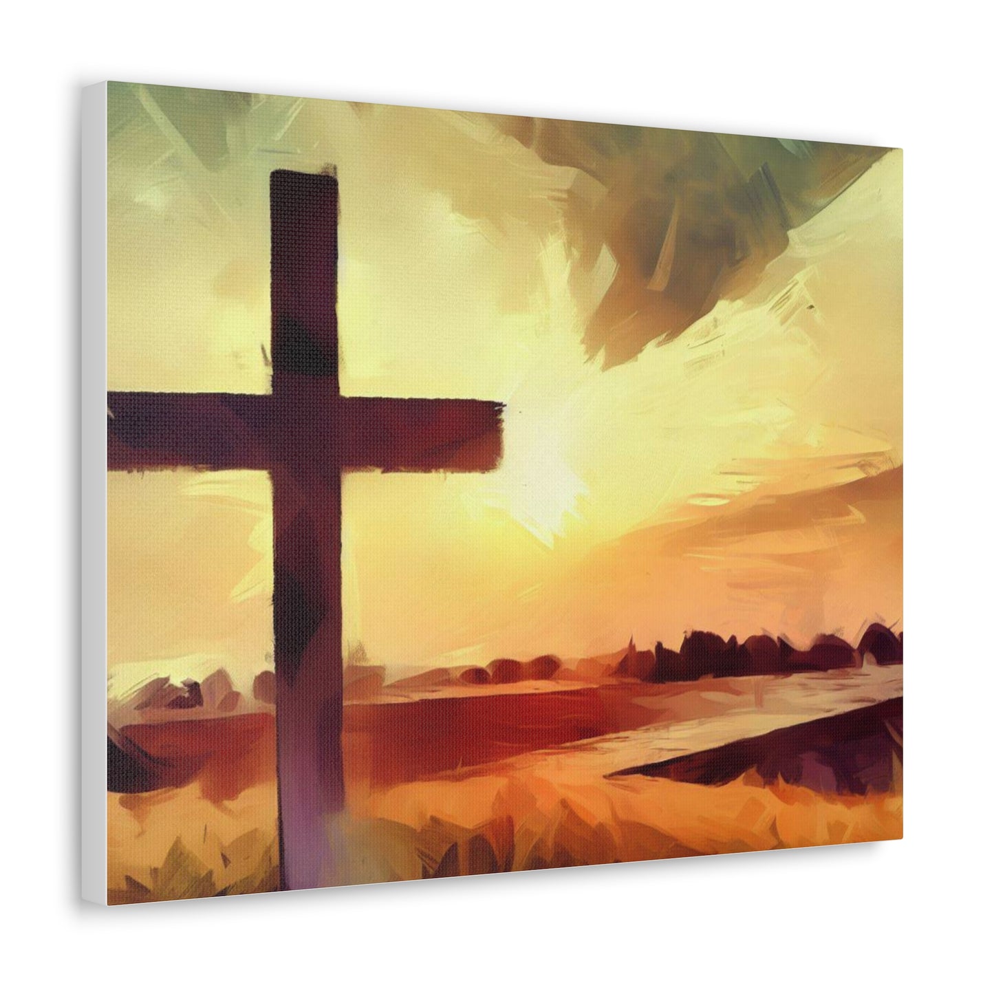 Christian Wall Art, Cross Wall Art, Canvas Gallery Wraps, Christian Country, Christian Art - SaviTraviDesigns