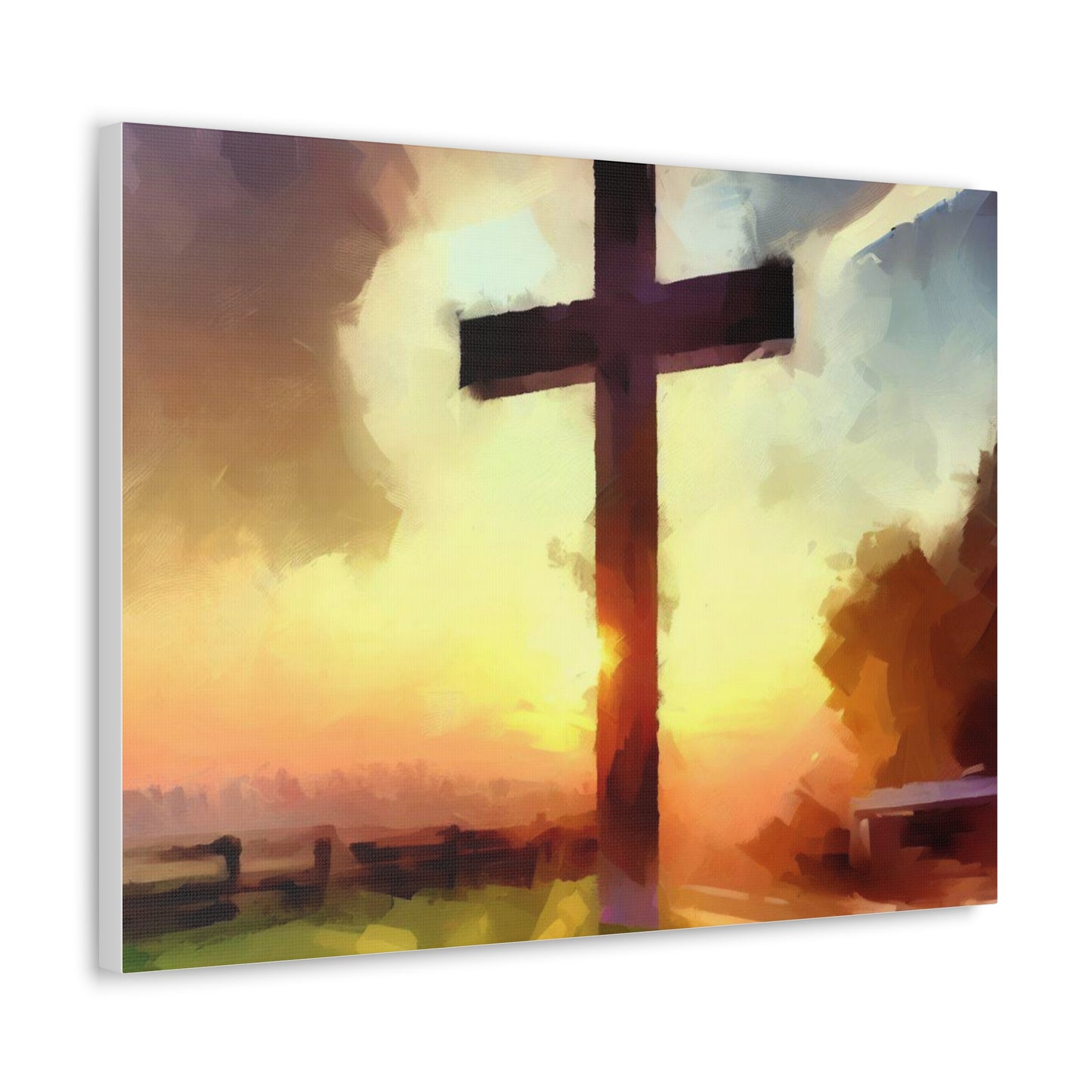 Christian wall art, Cross wall art, Country art, Canvas Gallery Wraps - SaviTraviDesigns