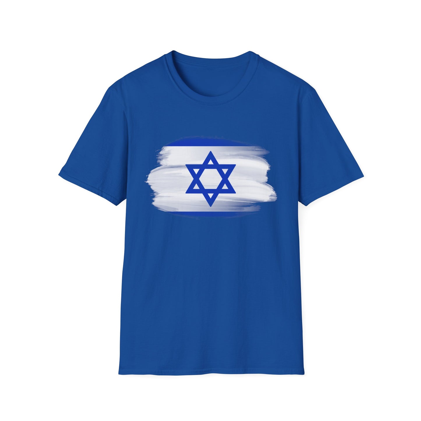 Israel Flag Graphic Tee Shirt Royal