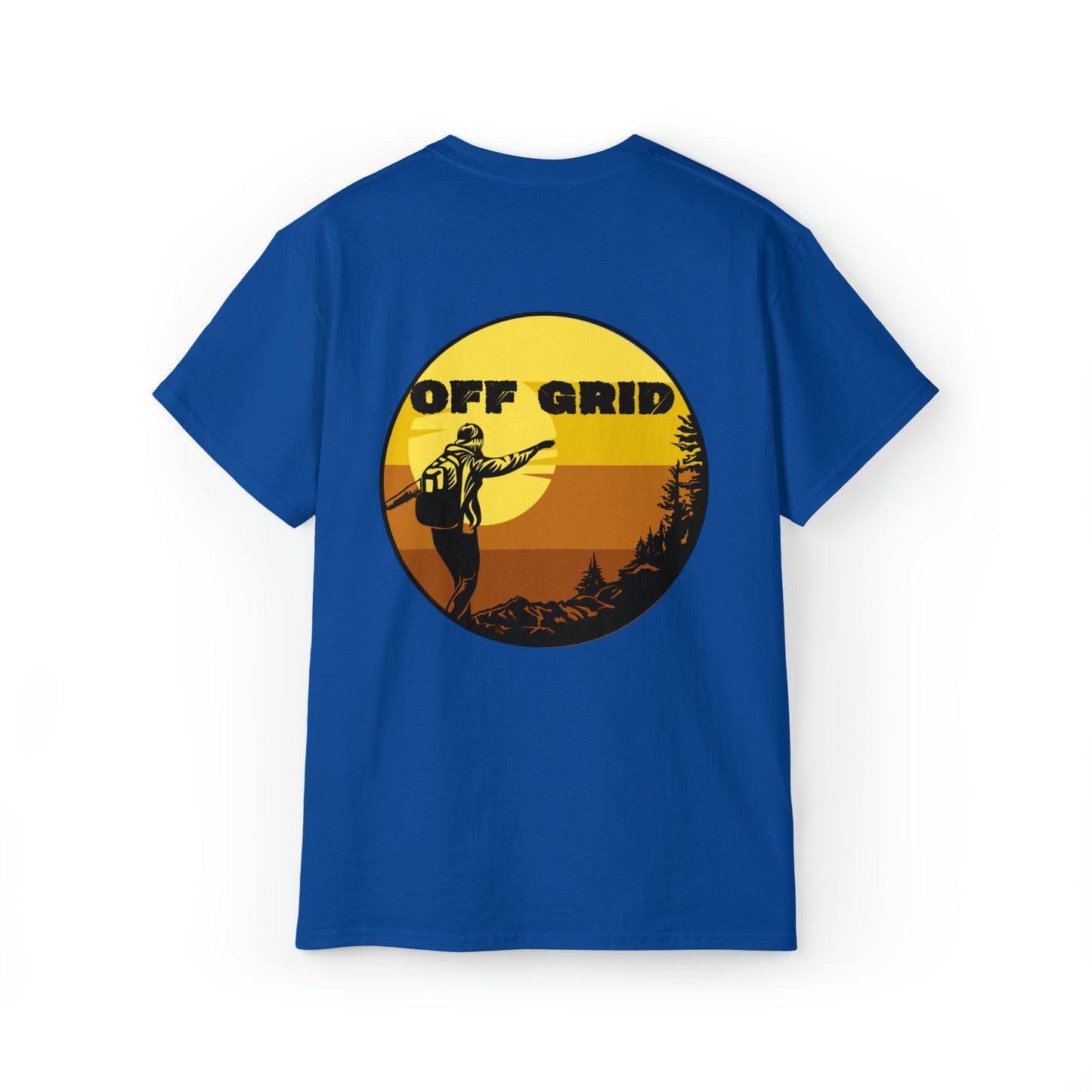 Off Grid T-Shirt, Outdoor Graphic T-shirt, Adventure T-Shirts, Nature Tees, Hiking T-Shirts, Camping Graphic Shirts, Mountain Tee Shirts - SaviTraviDesigns