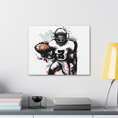 Football Player, Graffiti-inspired home decor, Modern street art prints, Graffiti wall art, Street art canvas art, Graffiti artist prints