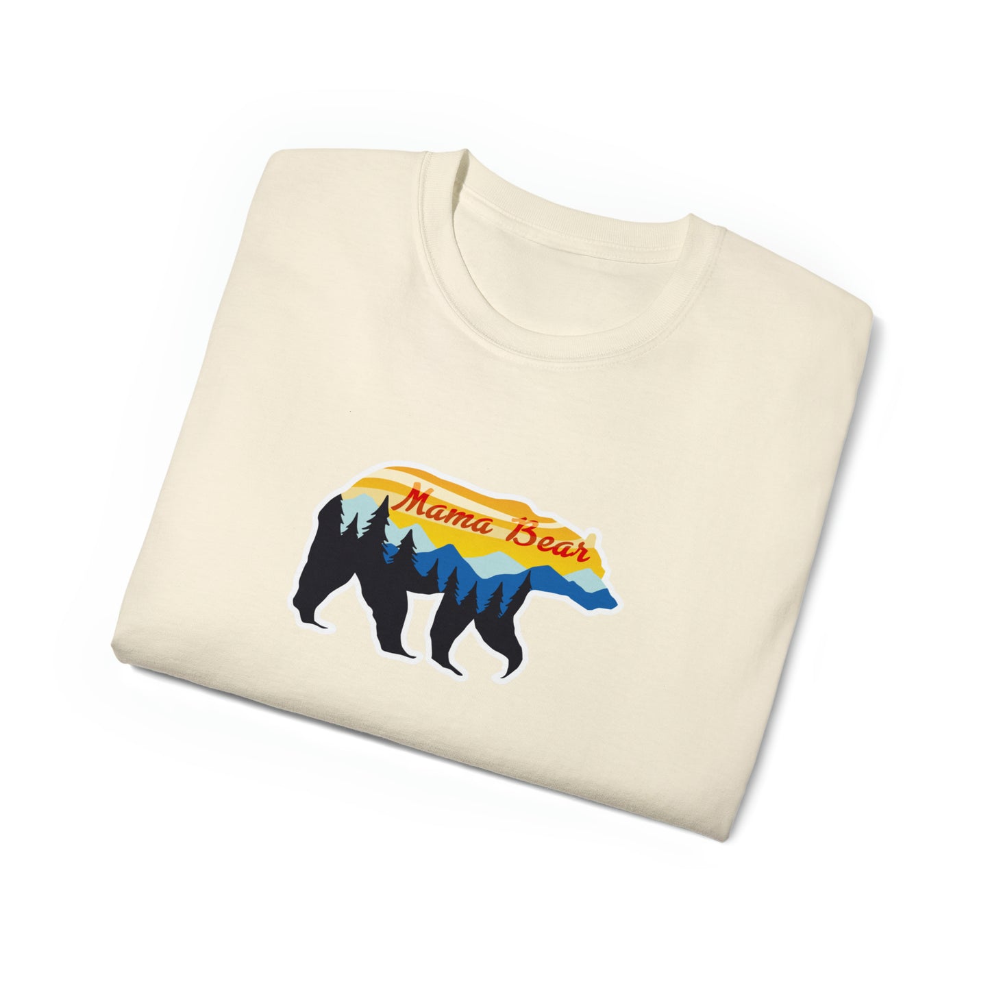 Mama Bear Tshirt, Outdoor Graphic T-shirt, Adventure T-Shirts, Nature Tees, Hiking T-Shirts, Camping Graphic Shirts, Mountain Tee Shirts - SaviTraviDesigns