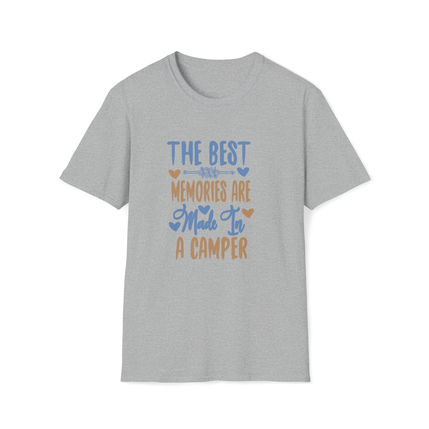 The Best Memories Are Made In The Camper |Beach Lifestyle Shirts | Summer Vibe Apparel Sport Grey