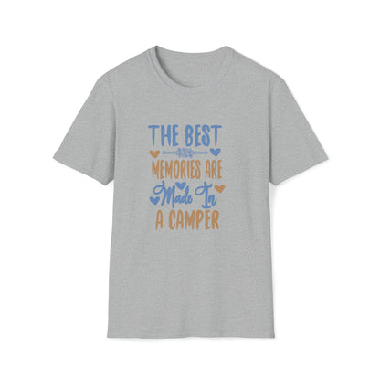 The Best Memories Are Made In The Camper |Beach Lifestyle Shirts | Summer Vibe Apparel Sport Grey