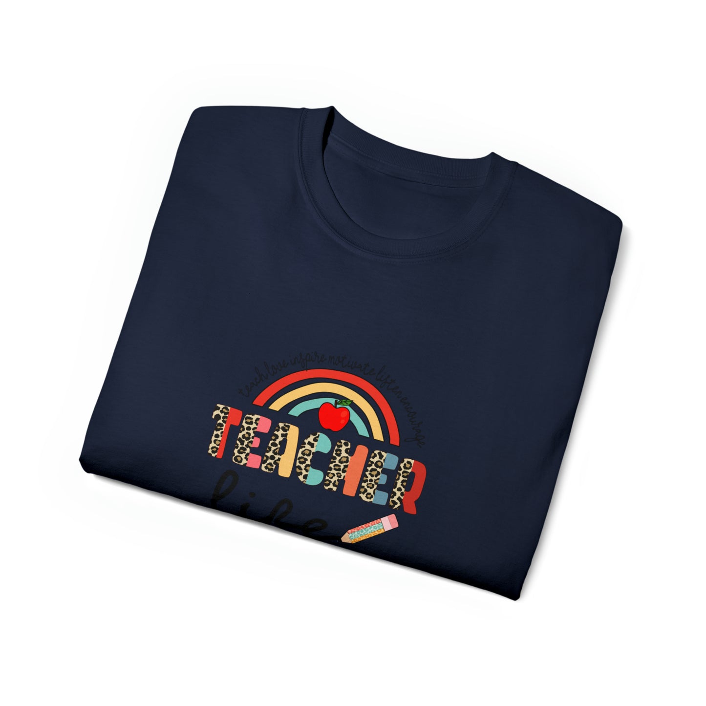 Teach Love, Teacher Life, Teacher Graphic Design Shirts, Educator T-Shirt Designs, Classroom Theme Shirts, Inspirational Teacher Tees, Teacher Appreciation Shirts - SaviTraviDesigns