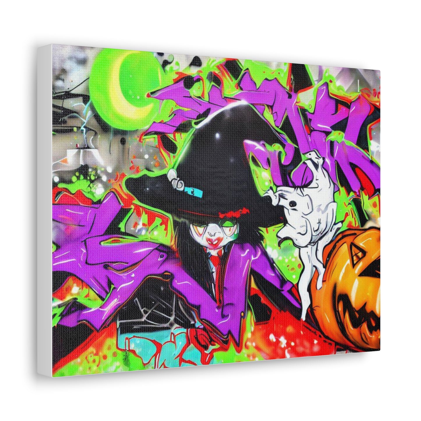 Halloween art, Witch canvas prints, Scary Halloween decor, Halloween home decor, Halloween wall, Gothic wall decor, Canvas Gallery Wraps